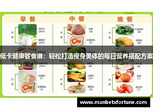 低卡健康餐食谱：轻松打造瘦身美体的每日营养搭配方案